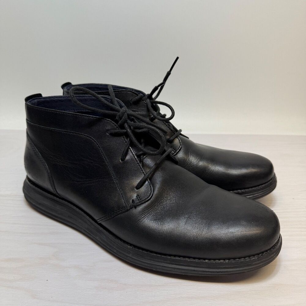 Cole Haan Men's Original Grand‎ Chukka Boot Men's 9.5 Black Style C28212 Lace Up